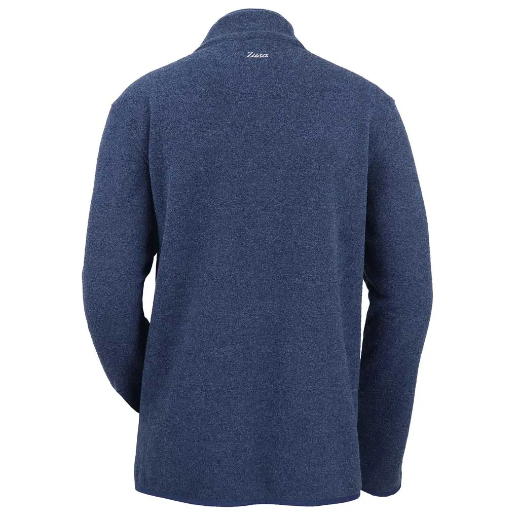 48-Hour Zusa Men's Navy Chilly Fleece Quarter Zip