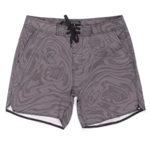 Afends Mens Black Warp - Pocket Board Short