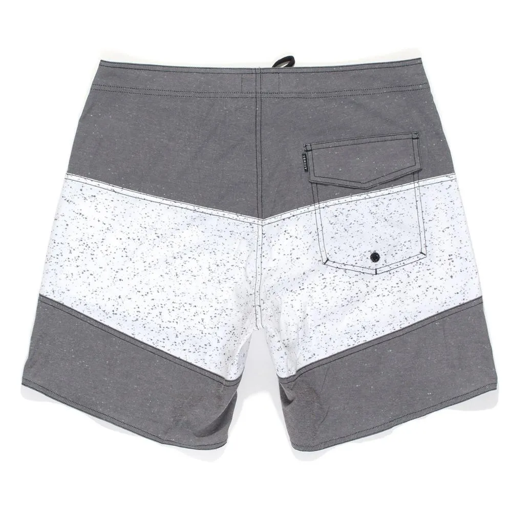 Afends Mens Easyrider - Static - Fixed Waist Board Short