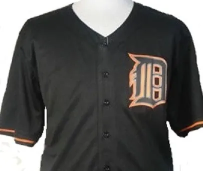 Al Kaline Detroit Tigers Black Throwback Jersey