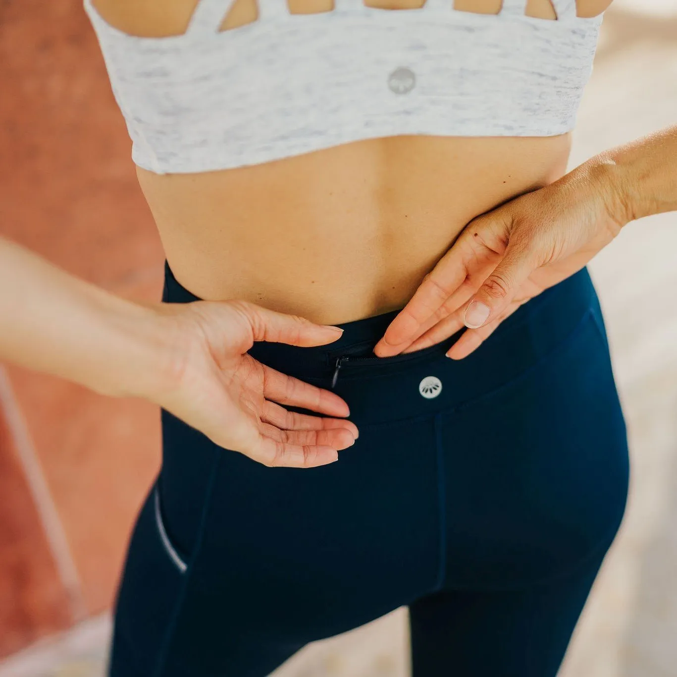 Break Free Capris - Navy