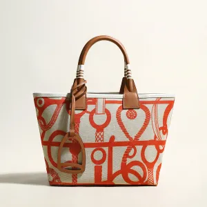 Colorful Abstract Top Handle Bag