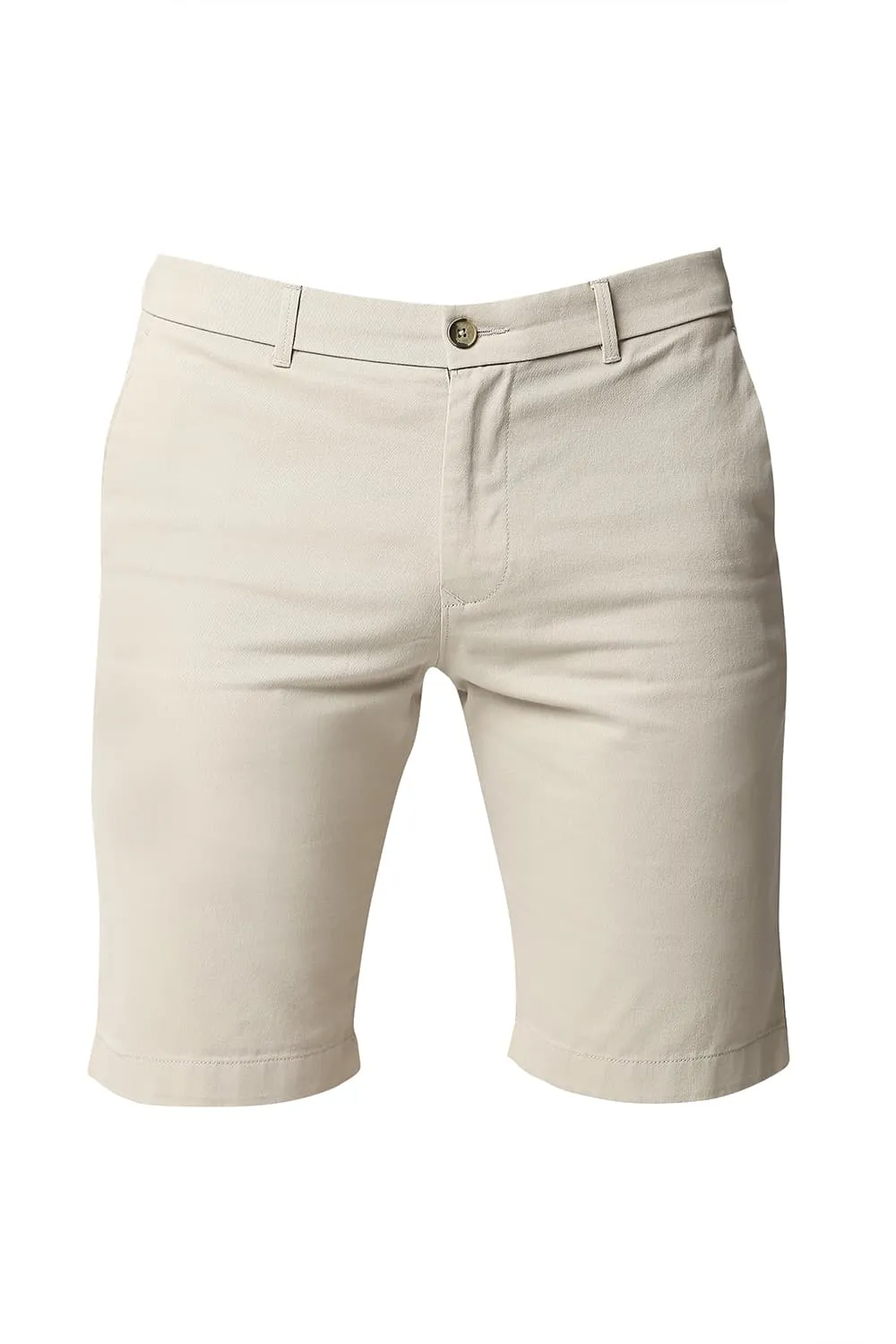 Comfort Fit Pure Cotton Twill Shorts