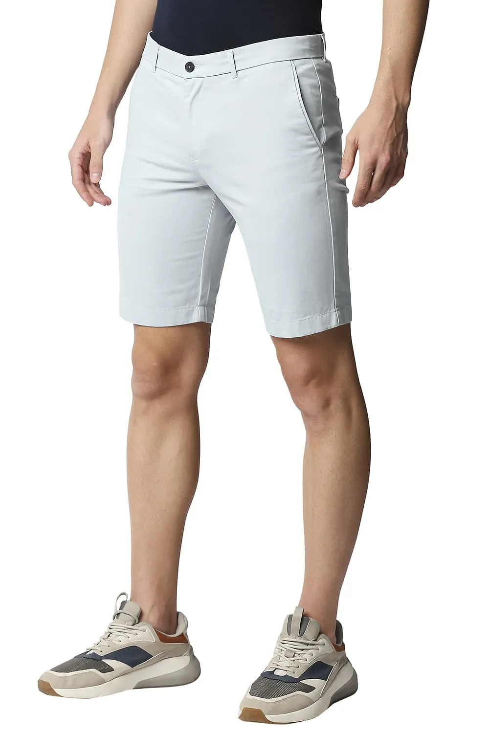 Comfort Fit Pure Cotton Twill Shorts