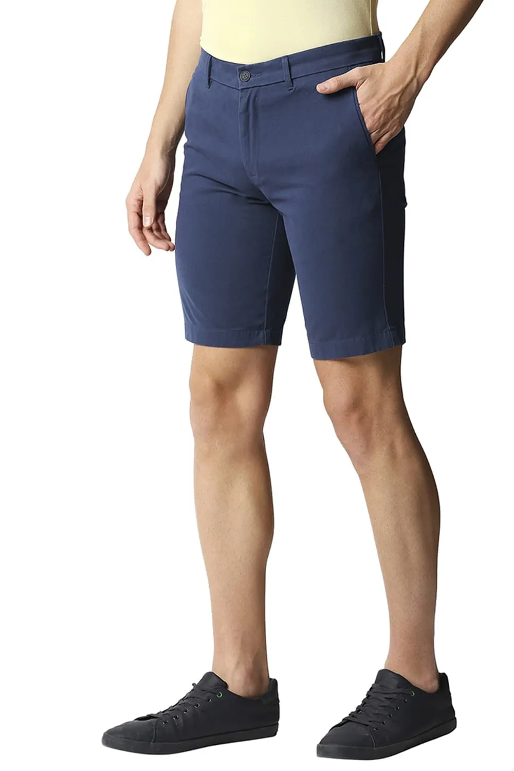 Comfort Fit Pure Cotton Twill Shorts