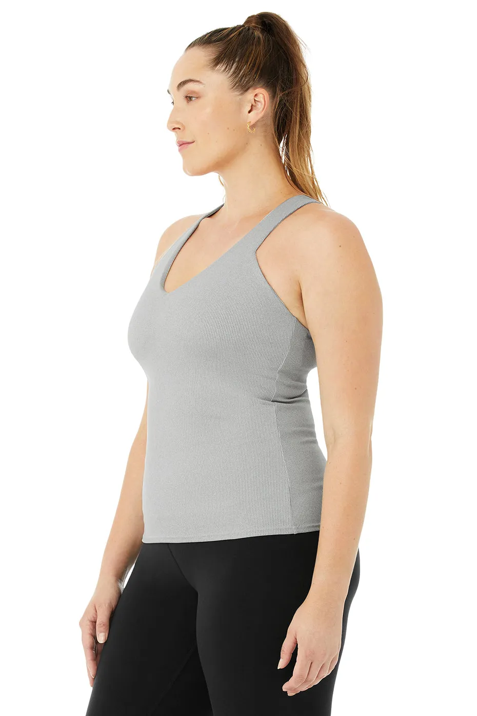 Elevate Tank - Dove Grey Heather