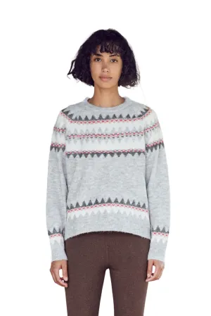 Fair Isle Raglan, Cloud/Multi