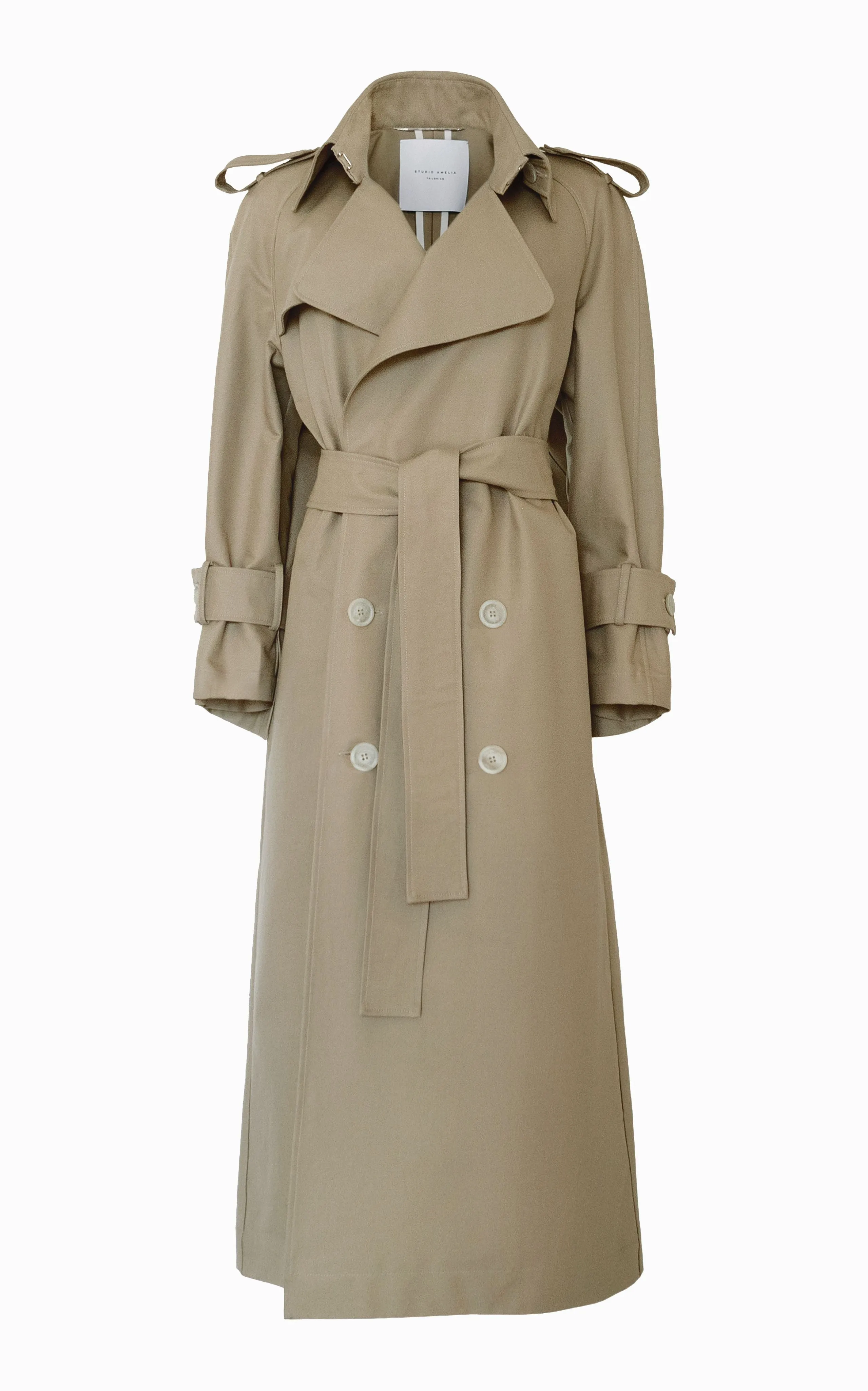 Holmes Winged Trench | Stone