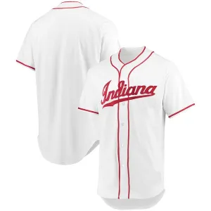 Indiana Hoosiers Customizable College Style Baseball Jersey