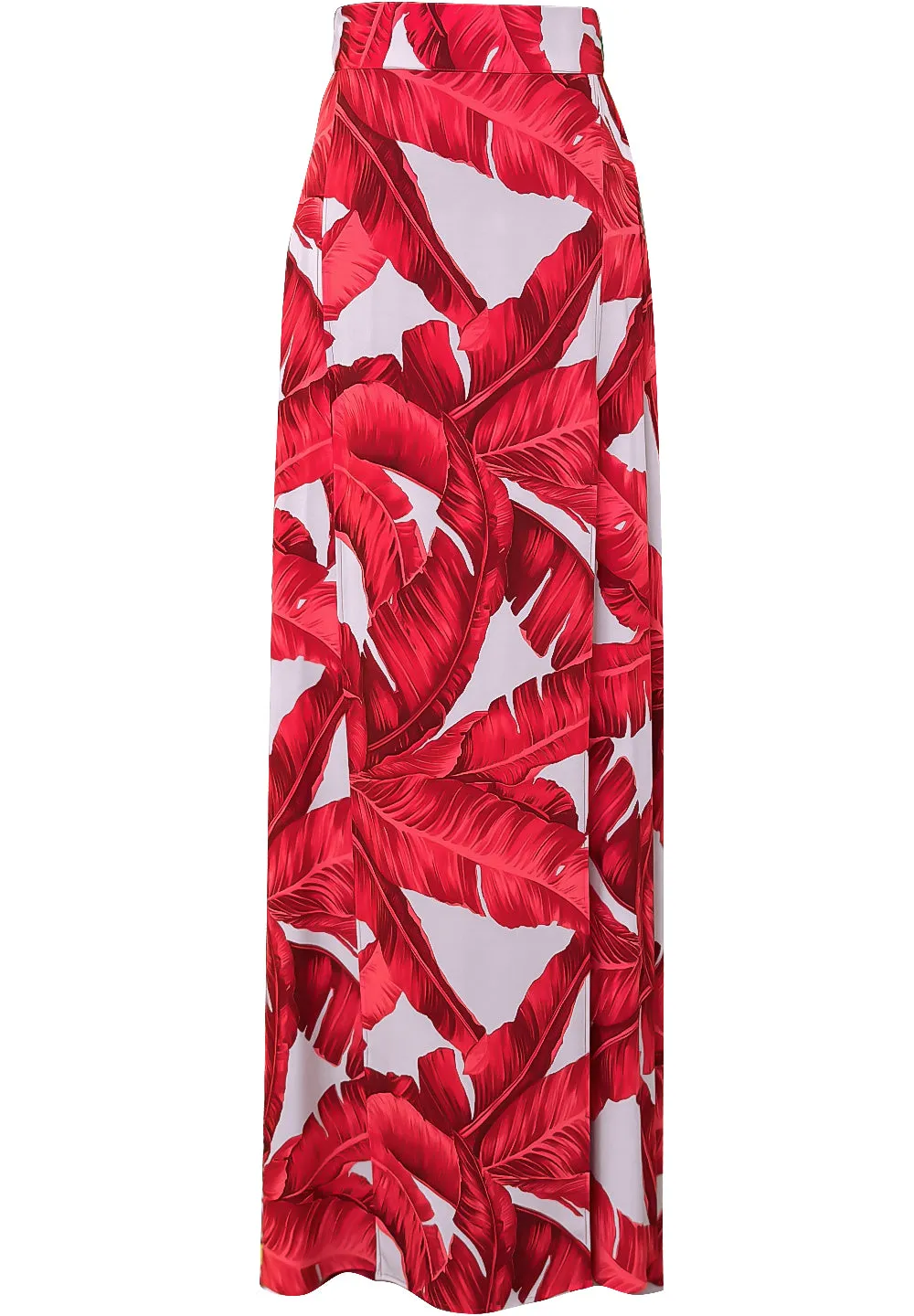 Jungle – Red / Grey Palm Vera Skirt