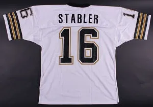 Ken Stabler 1983 New Orleans Saints Throwback Football Jersey