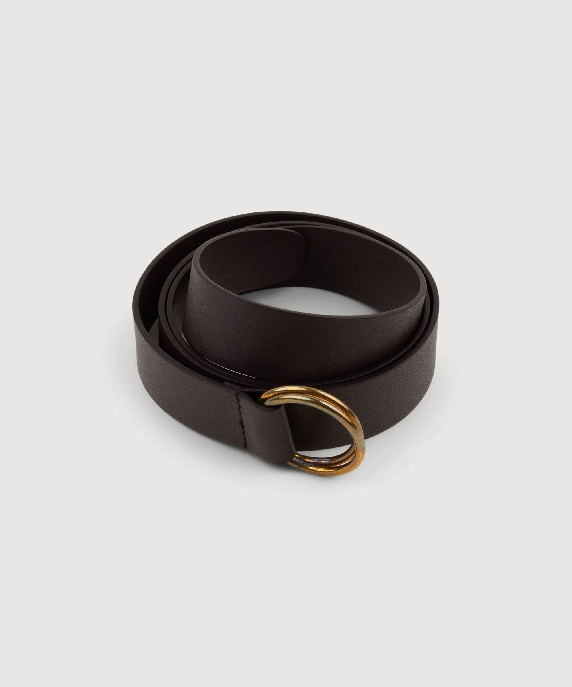 Leather Ring Belt