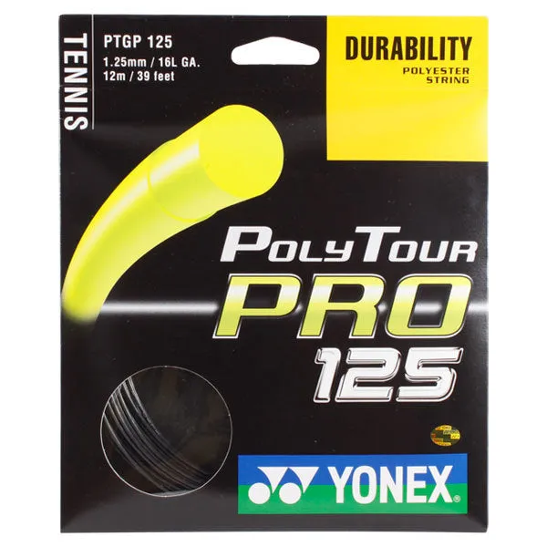 Poly Tour Pro 125 16L Graphite Tennis String