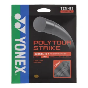 Poly Tour Strike Tennis String Iron Gray