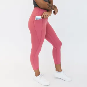 Shakti 7/8 Capris - French Rose