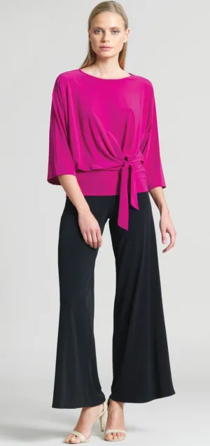 Side Tie 3/4 Length Sleeve Top