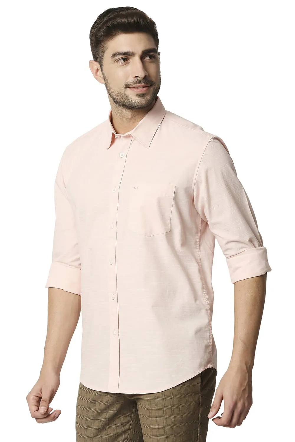 Slim Fit Slub Shirt