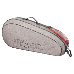 Team 3 Pack Tennis Racquet Bag Heather Grey